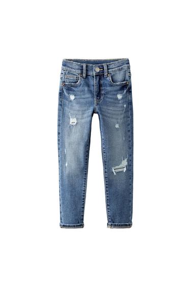 RIPPED SKINNY JEANS
