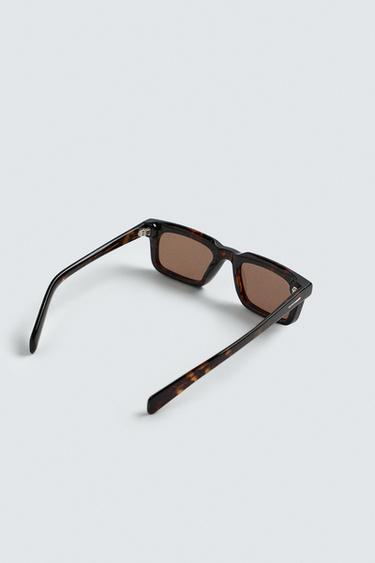 LUNETTES DE SOLEIL RECTANGULAIRES - Écaille de Zara - Image 3