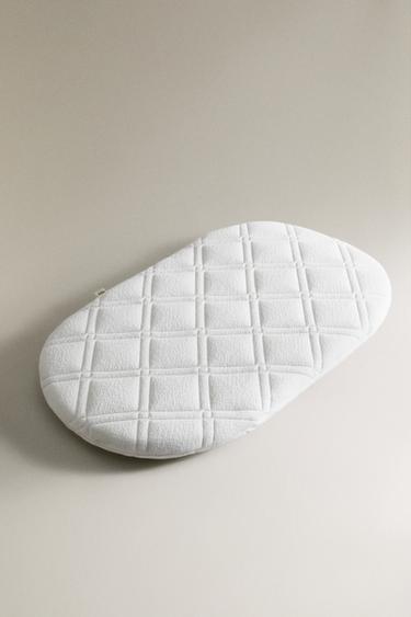 RATTAN MINI COT MATTRESS - White by Zara