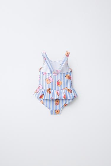 2-6 ANS/ MAILLOT DE BAIN À RAYURES CAPIBARA CAPYFUN © - Bleu de Zara - Image 1