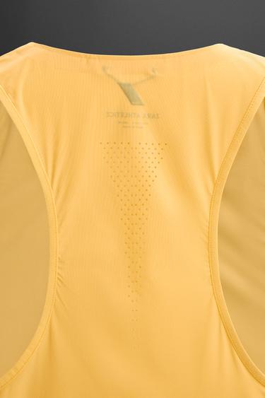 DÉBARDEUR DE COURSE - Jaune de Zara - Image 8