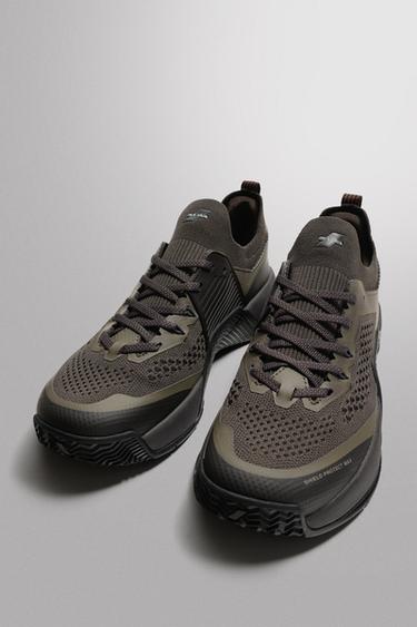 BASKETS D'ENTRAÎNEMENT - Marron de Zara - Image 1