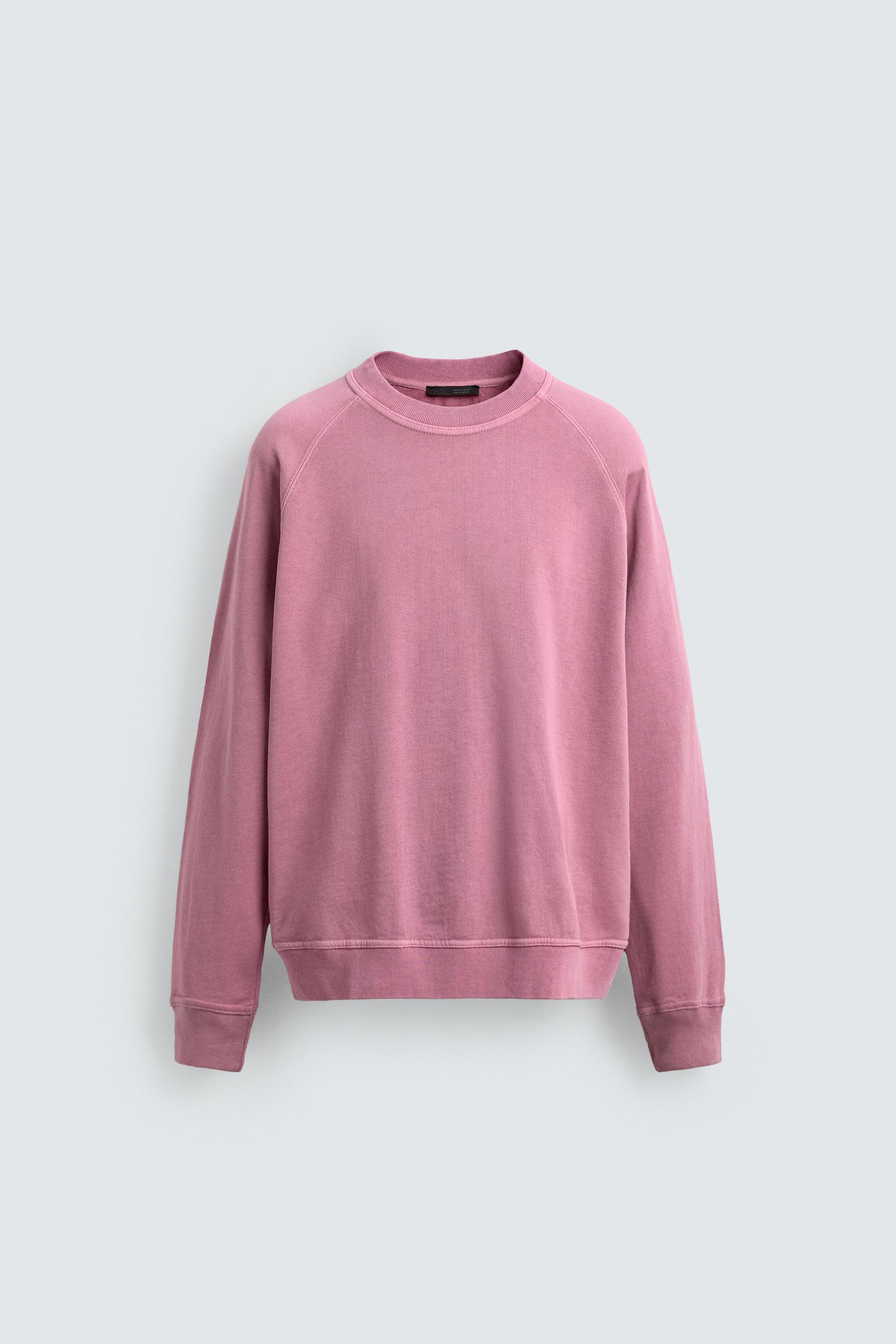 BASIC WASHED CREWNECK SWEATSHIRT