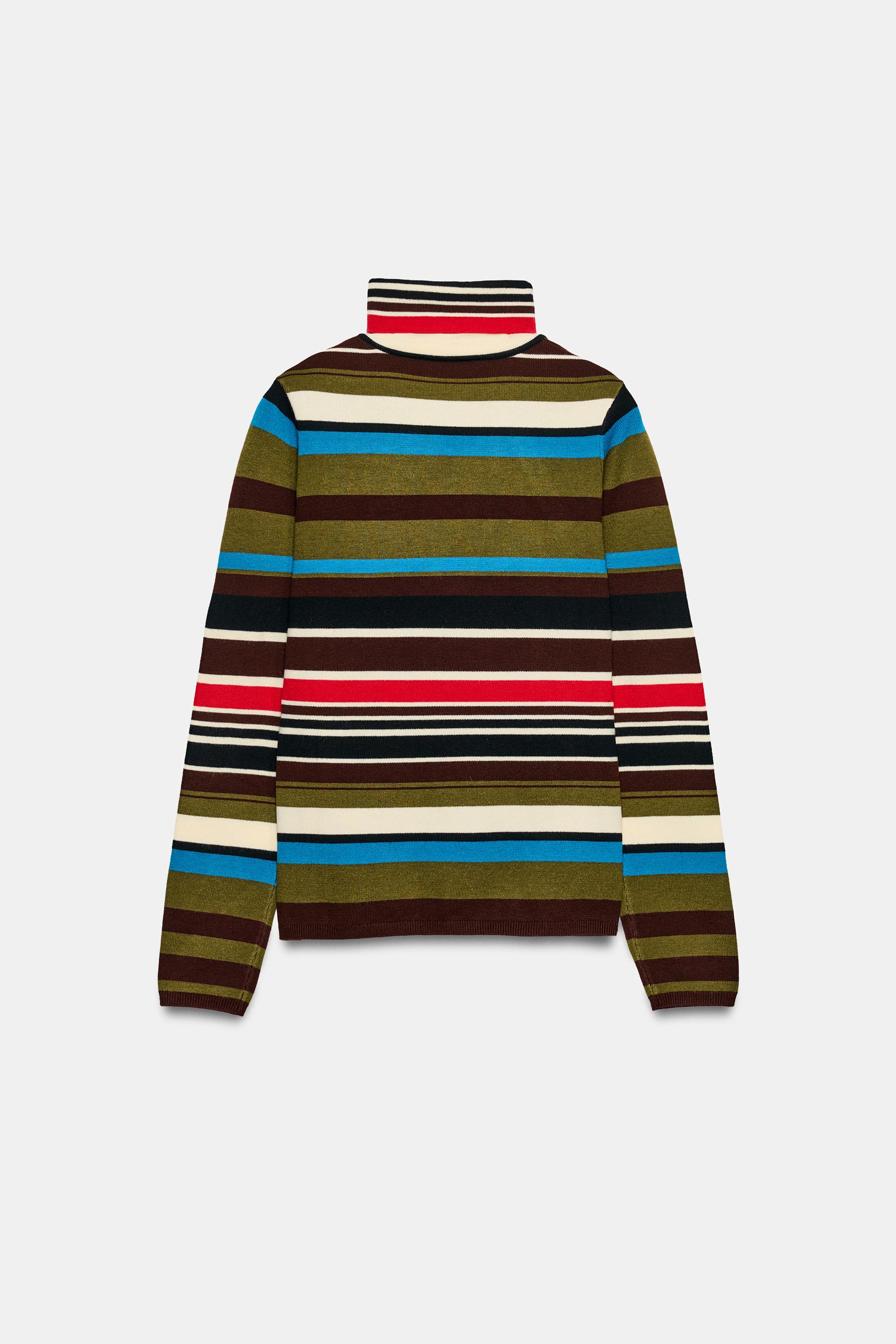 STRIPED KNIT SWEATER thumbnail 7