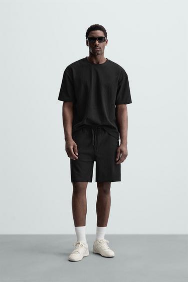TEXTURED RELAXED FIT SET - Moss green by Zara - Image 0