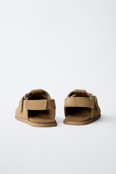 LEATHER BAREFOOT CLOGS - Brown by Zara - Image 6