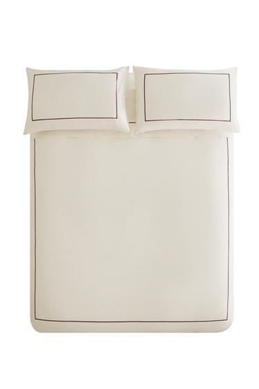 ПЛИК ЗА ЮРГАН ОТ САТЕН С ФЕСТОН - Бургунди от Zara