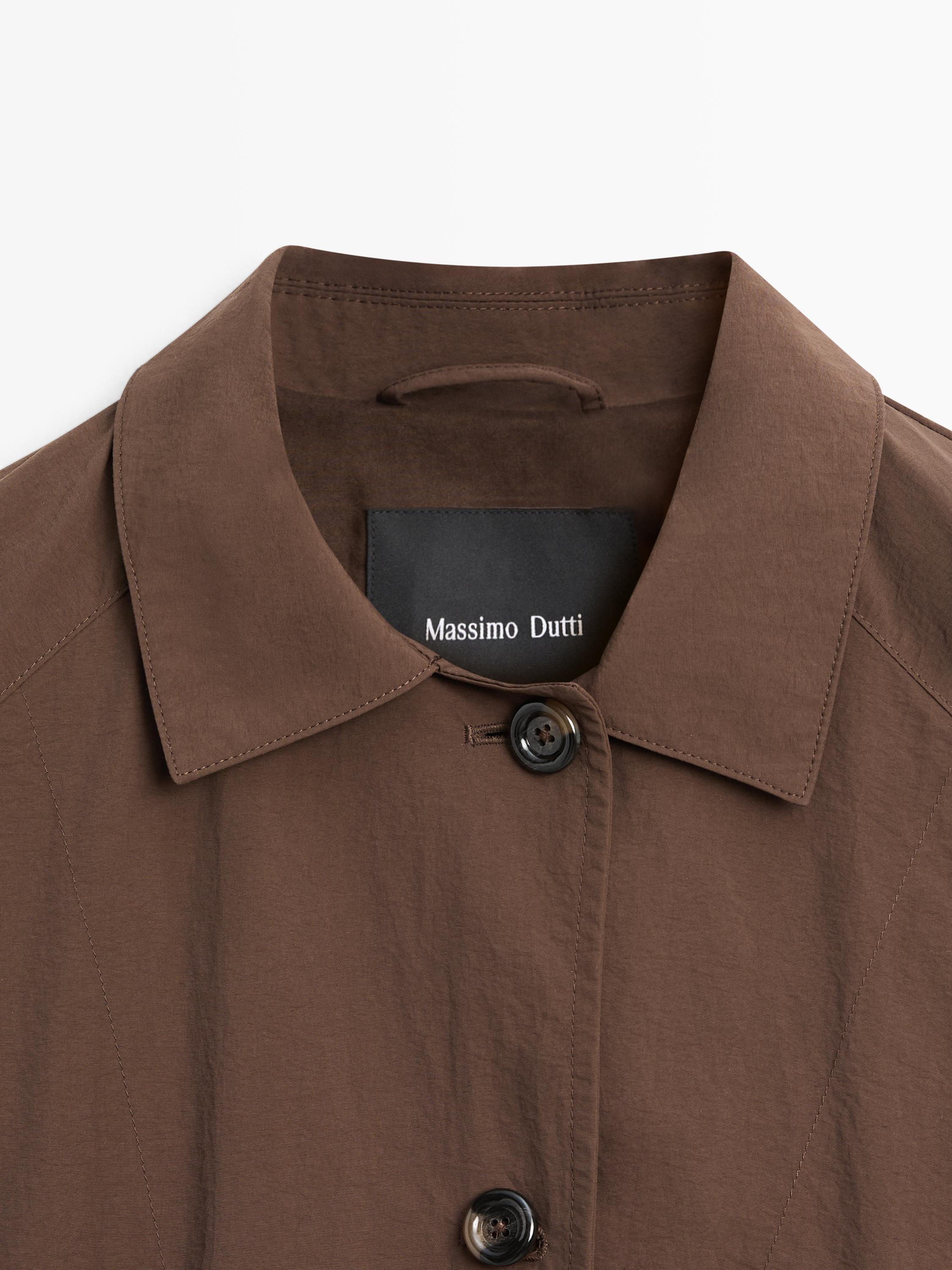 Trench cape détail col oversize