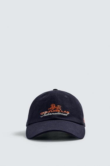CASQUETTE INSCRIPTION BRODÉE - Bleu marine de Zara - Image 2