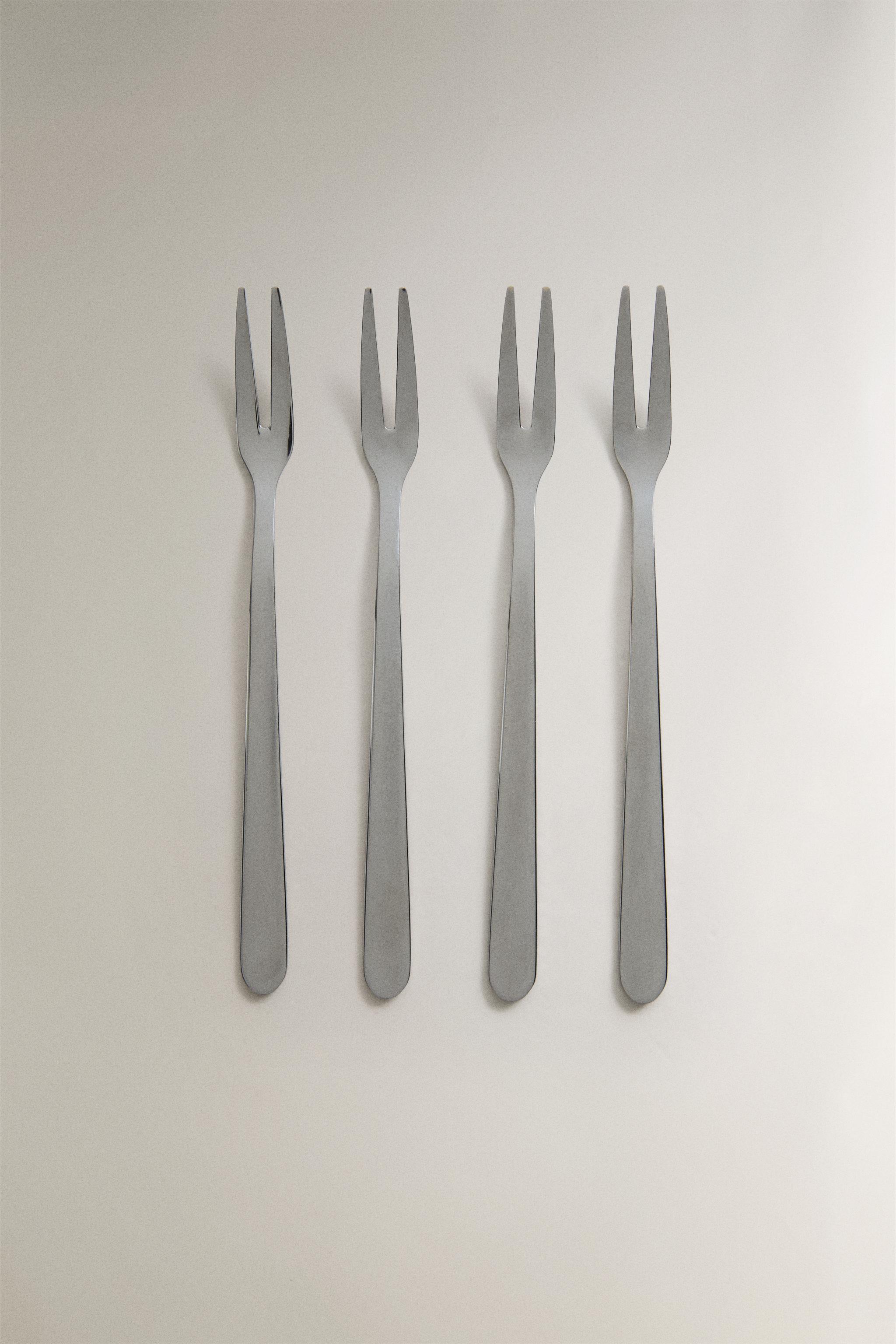 Zara STEEL APPETIZER PICKS SET