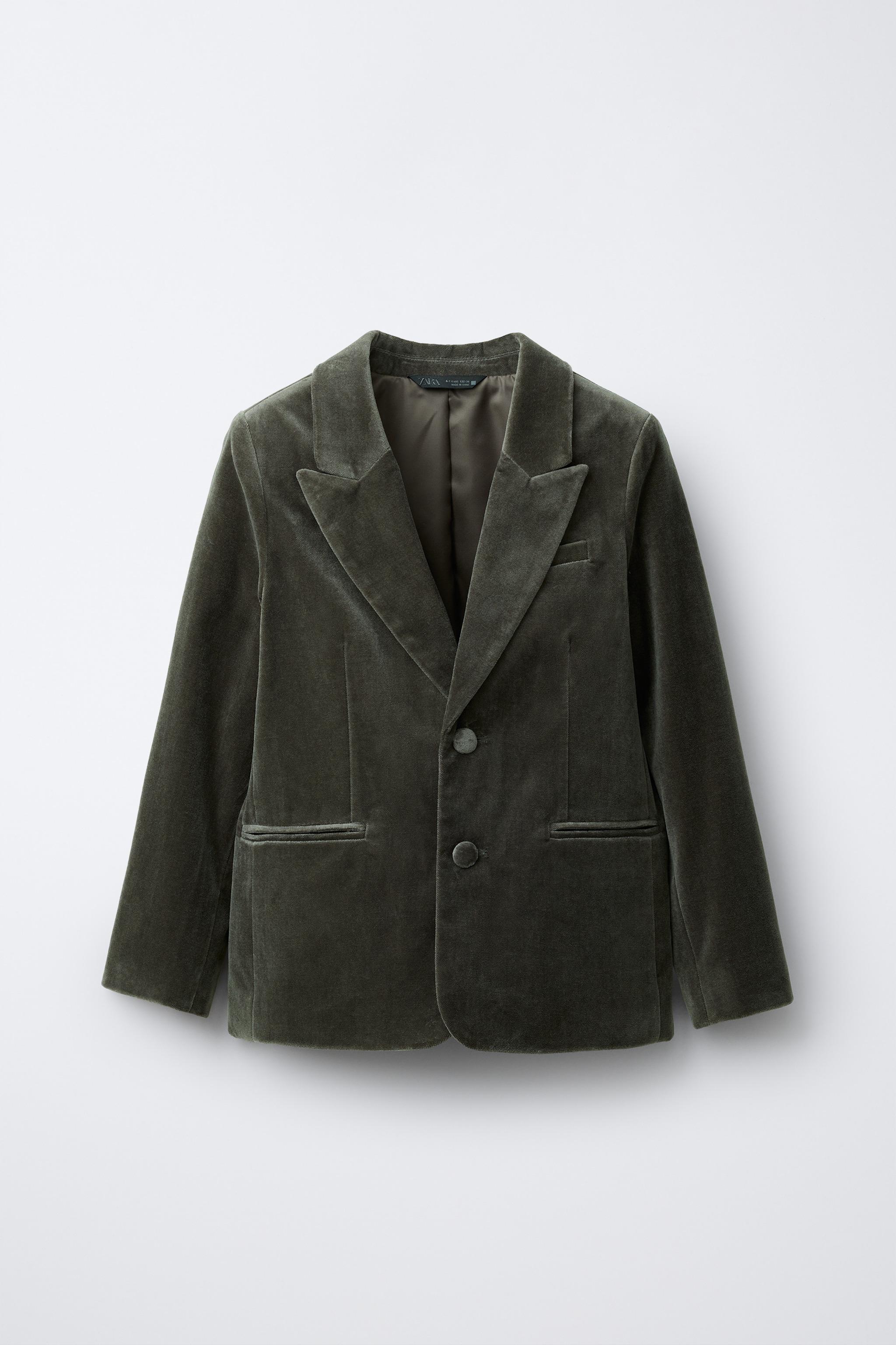 ZARA ブラウン ビジネススーツ EUR 50 テクスチャースーツブレザー