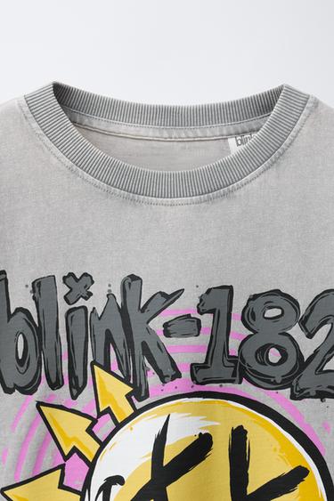 T-SHIRT IMPRIMÉ BLINK-182 © - Gris de Zara - Image 2