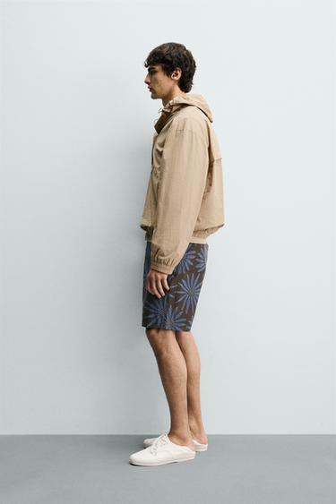 BLOUSON KANGOUROU RELAXED FIT À CAPUCHE - Beige de Zara - Image 3