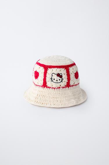CHAPEAU BOB EN CROCHET HELLO KITTY © SANRIO - Écru de Zara - Image 3