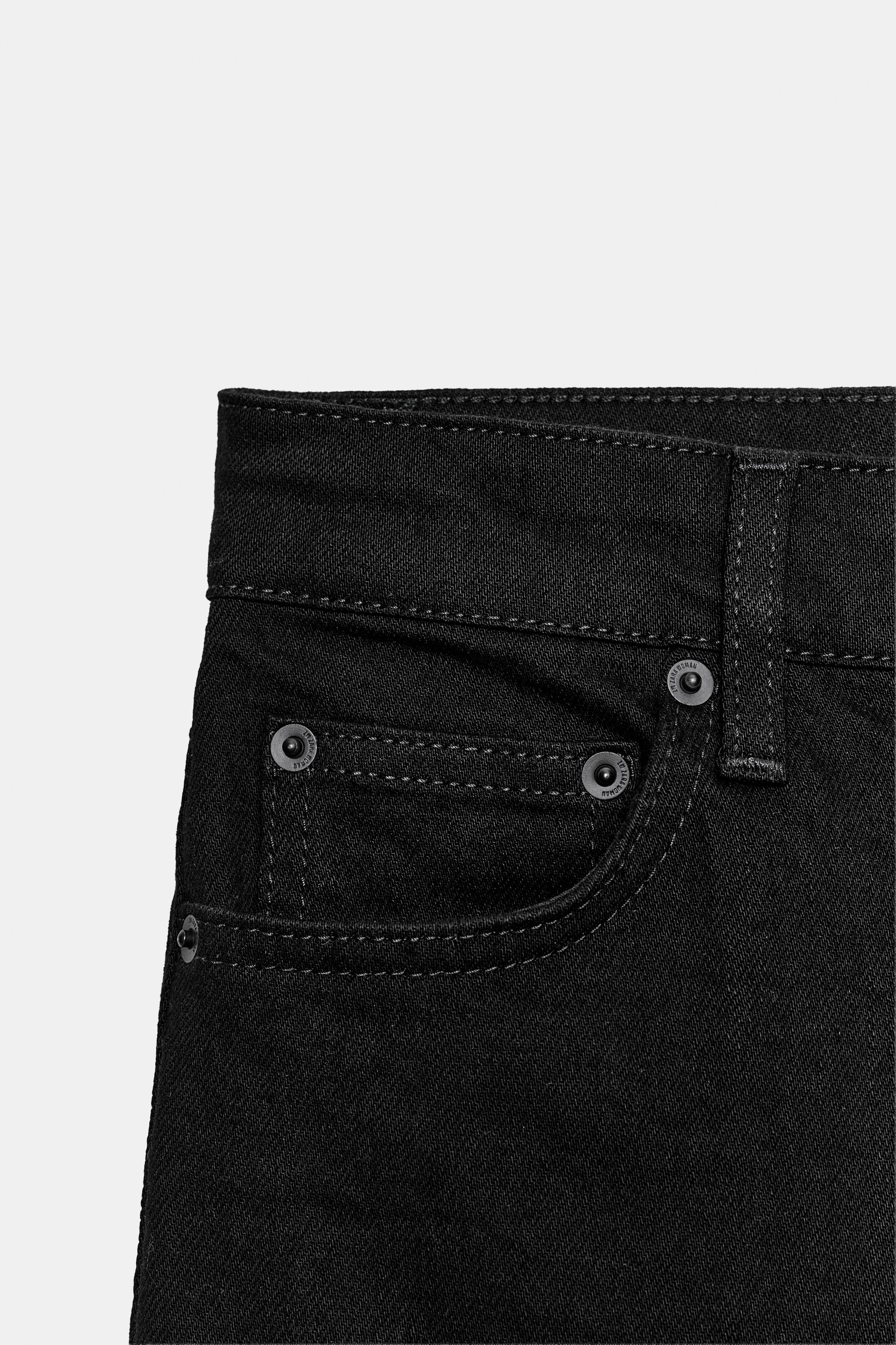 Женские джинсы Zara ZW COLLECTION MID-RISE CAPRI JEANS — фото 7