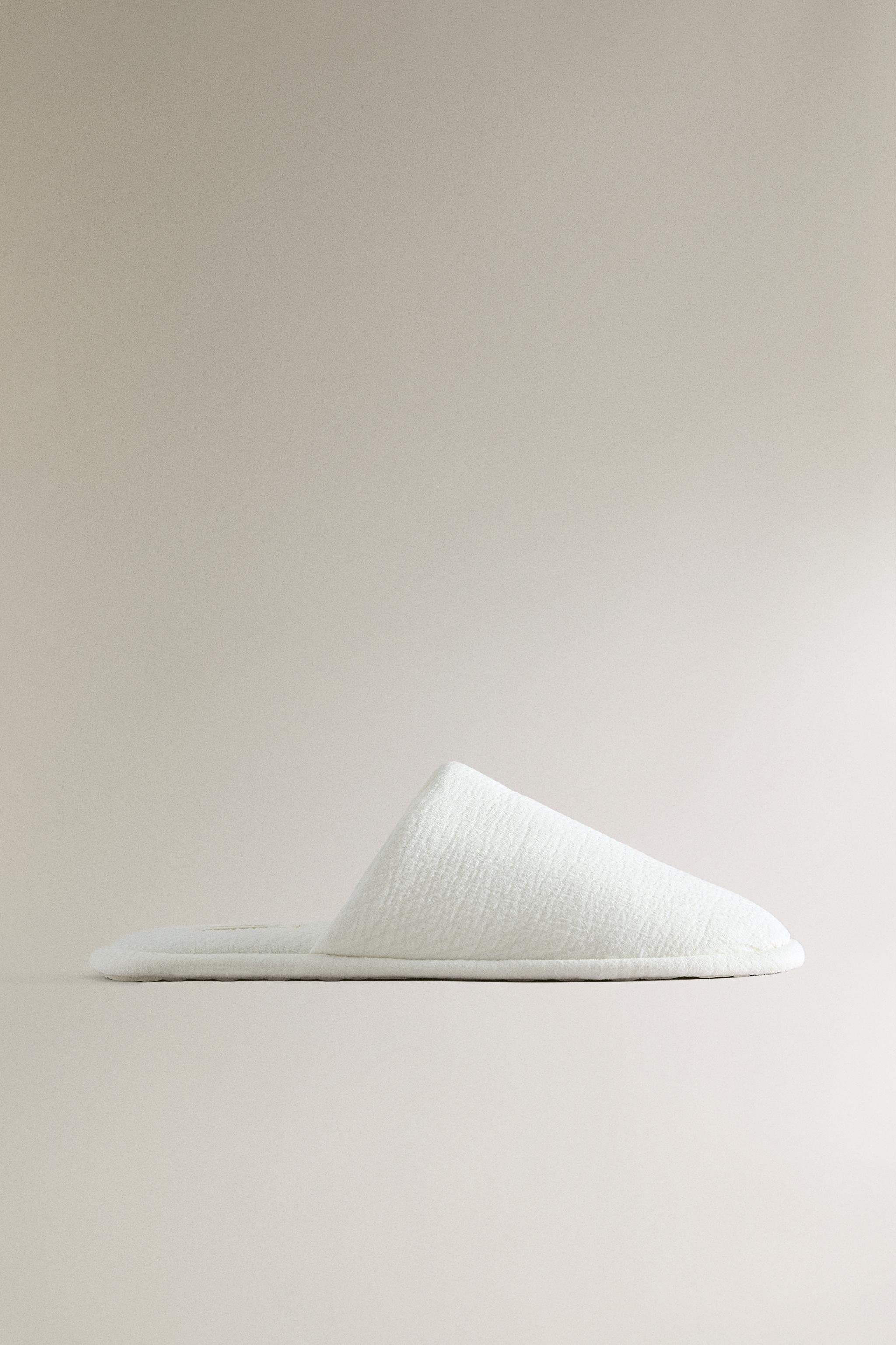 COTTON MULE SLIPPERS