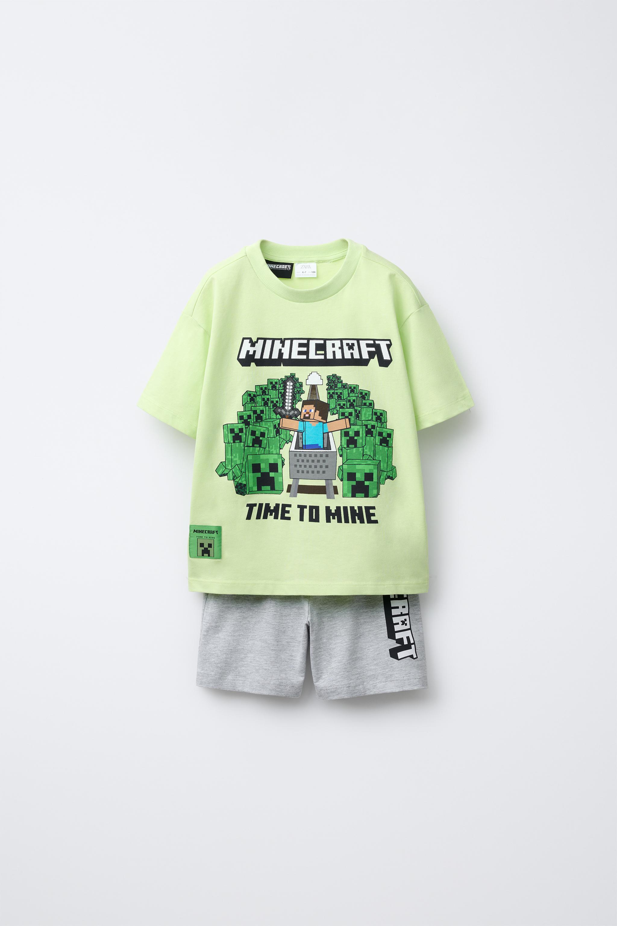 パジャマ 6～14歳/ バターベア チェック柄パジャマ © - ピンク | ZARA