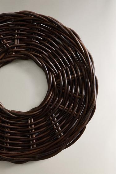 RATTAN TRIVET - Brown by Zara - Image 2