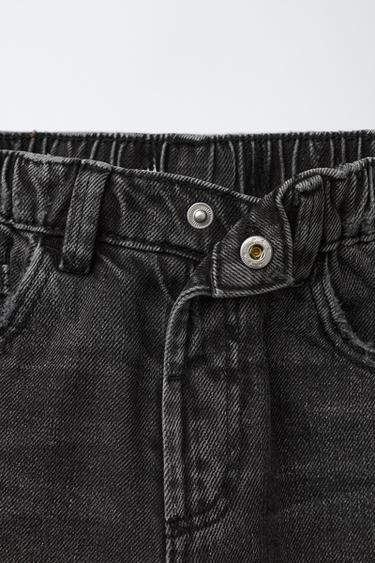 RIPPED BAGGY JEANS - Grey by Zara - Image 2
