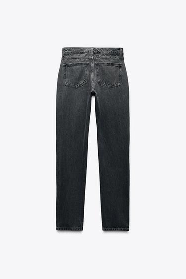 JEAN ZW COLLECTION DROIT TAILLE BASSE - Noir de Zara - Image 5