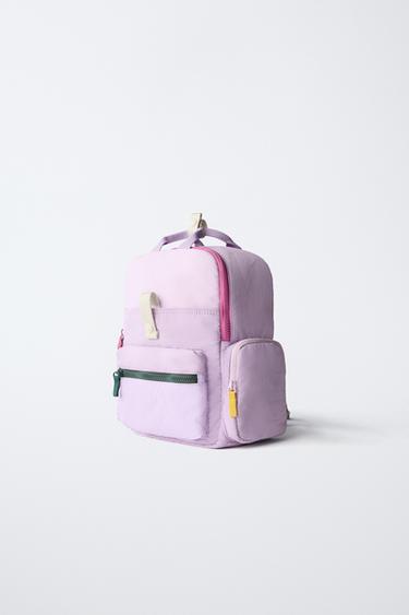 SAC À DOS COULEUR - Violet mauve de Zara - Image 1