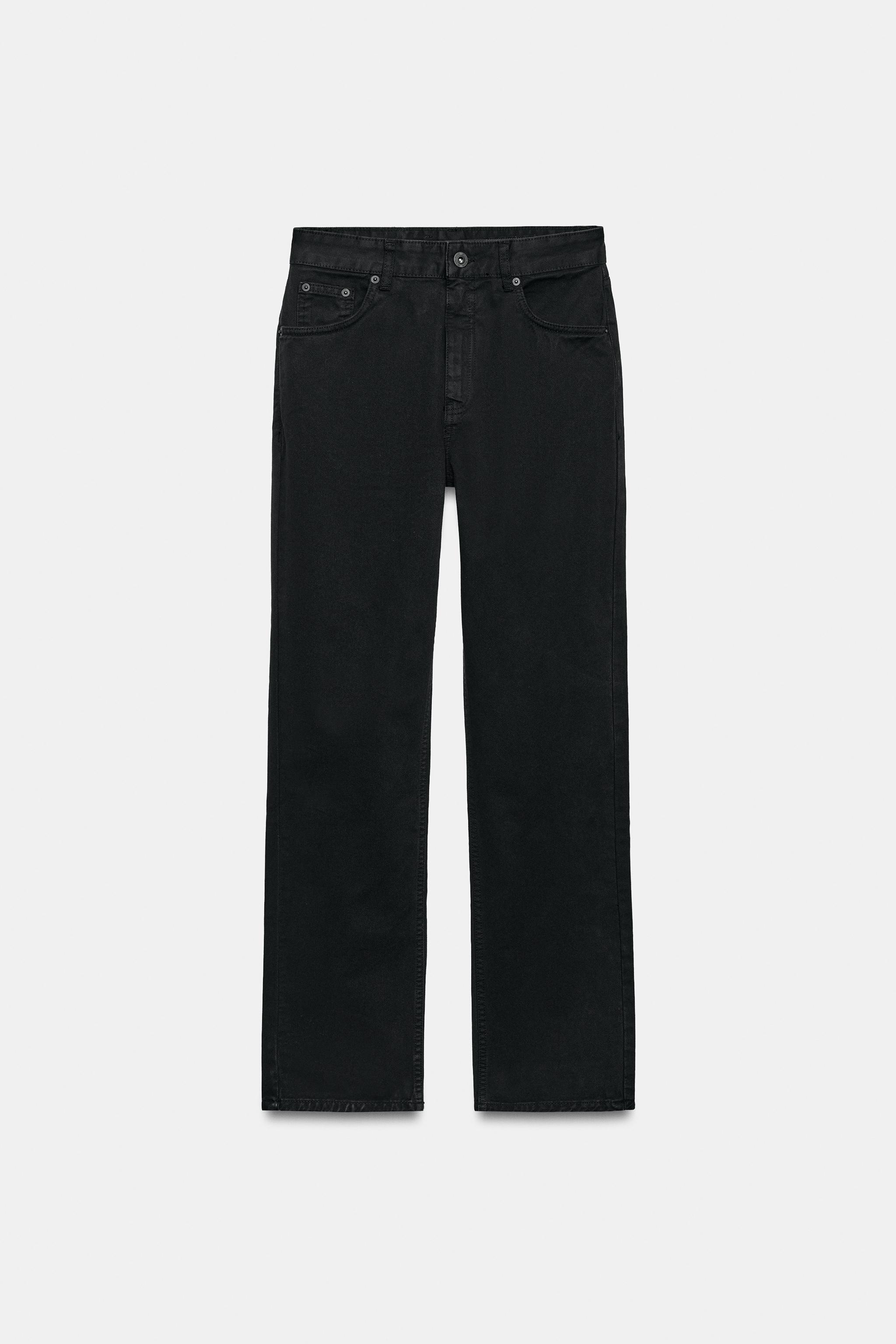 Женские джинсы Zara ZW COLLECTION MID-RISE WIDE LEG JEANS — фото 6