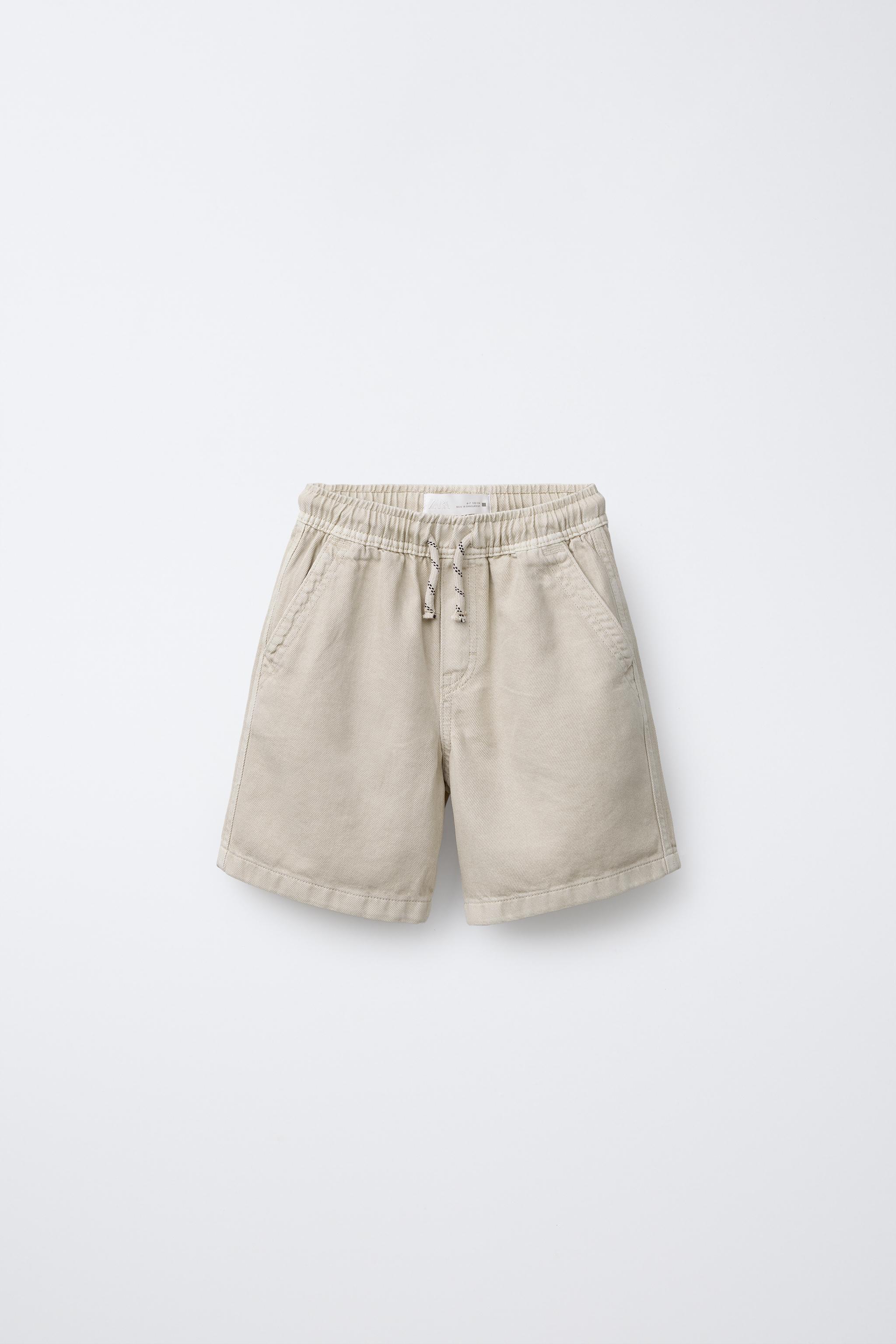 ルーズフィット ツイル バミューダパンツ - サンド | ZARA Japan