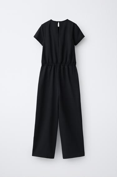 COMBINAISON LONGUE FOULARD - Noir de Zara - Image 1