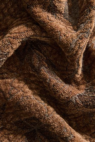 CHENILLE JACQUARD MULTI-PURPOSE THROW - Pink by Zara - Image 2