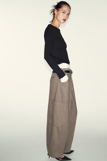 MOCK LAYER CONTRAST T-SHIRT - Black by Zara - Image 4