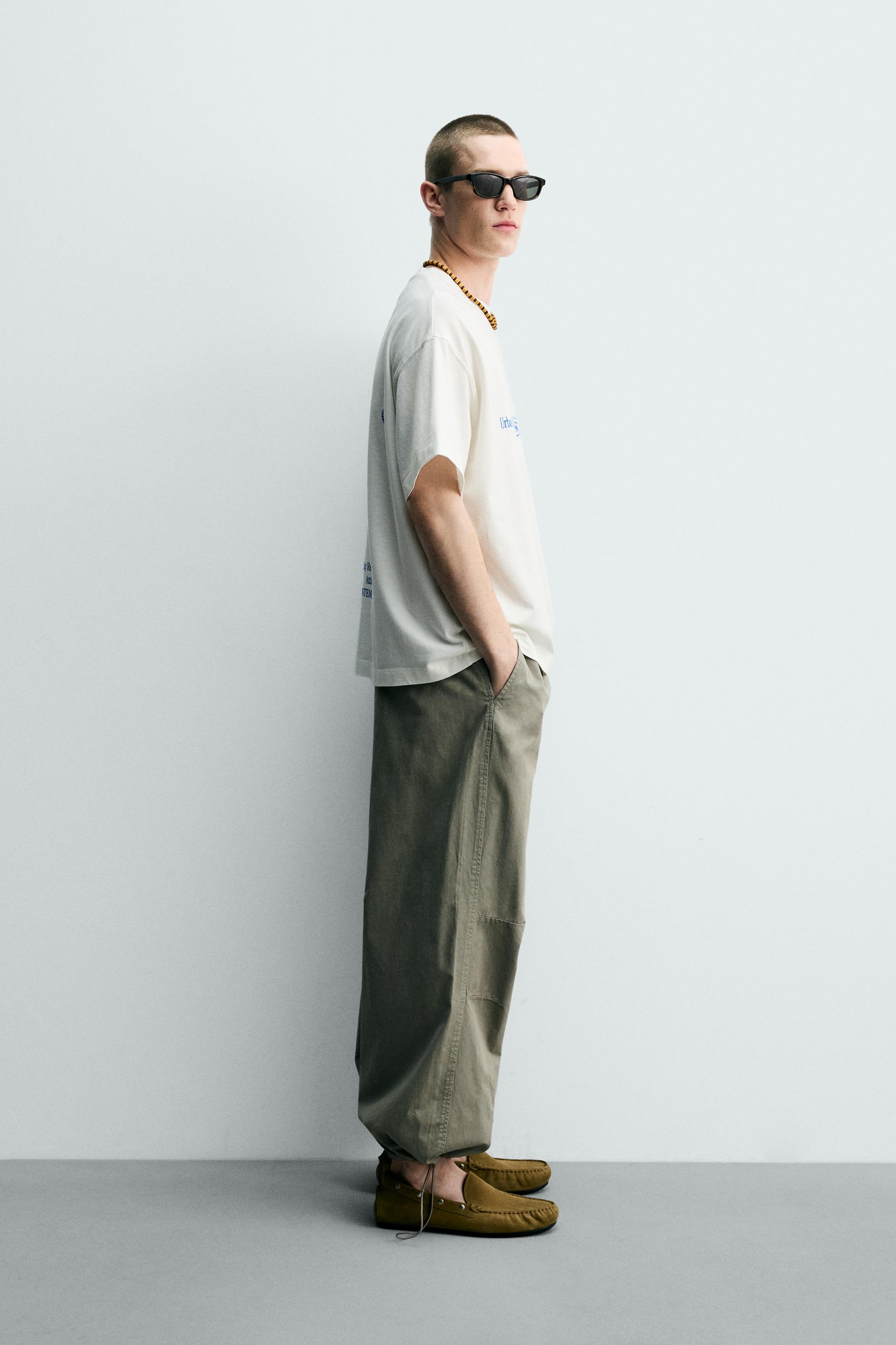 コントラストプリントTシャツ - ホワイト | ZARA Japan / 日本
