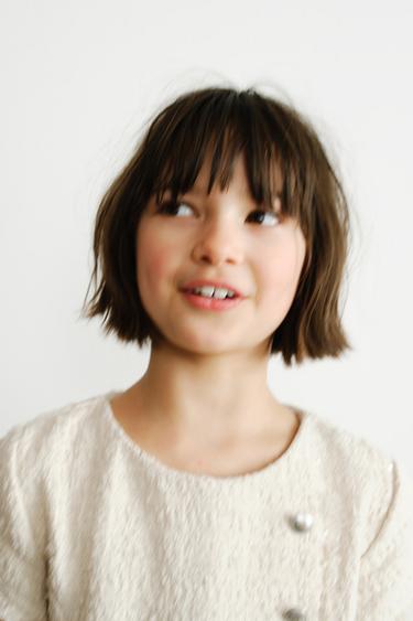 TEXTURED DRESS - Ecru by Zara