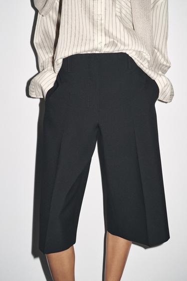 BERMUDA LONG ZW COLLECTION - Noir de Zara - Image 3