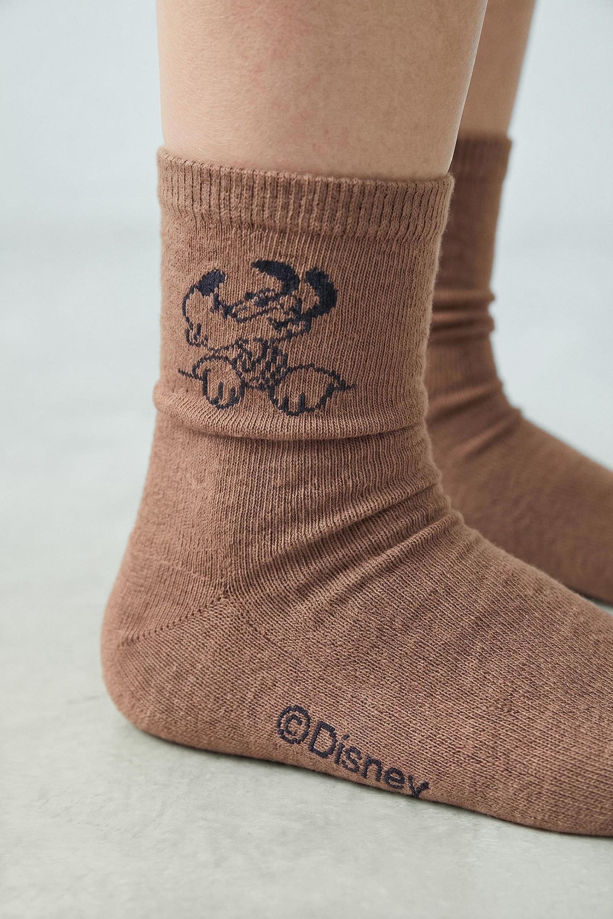LOT DE QUATRE PAIRES CHAUSSETTES MI-HAUTES MICKEY MOUSE AND FRIENDS © DISNEY