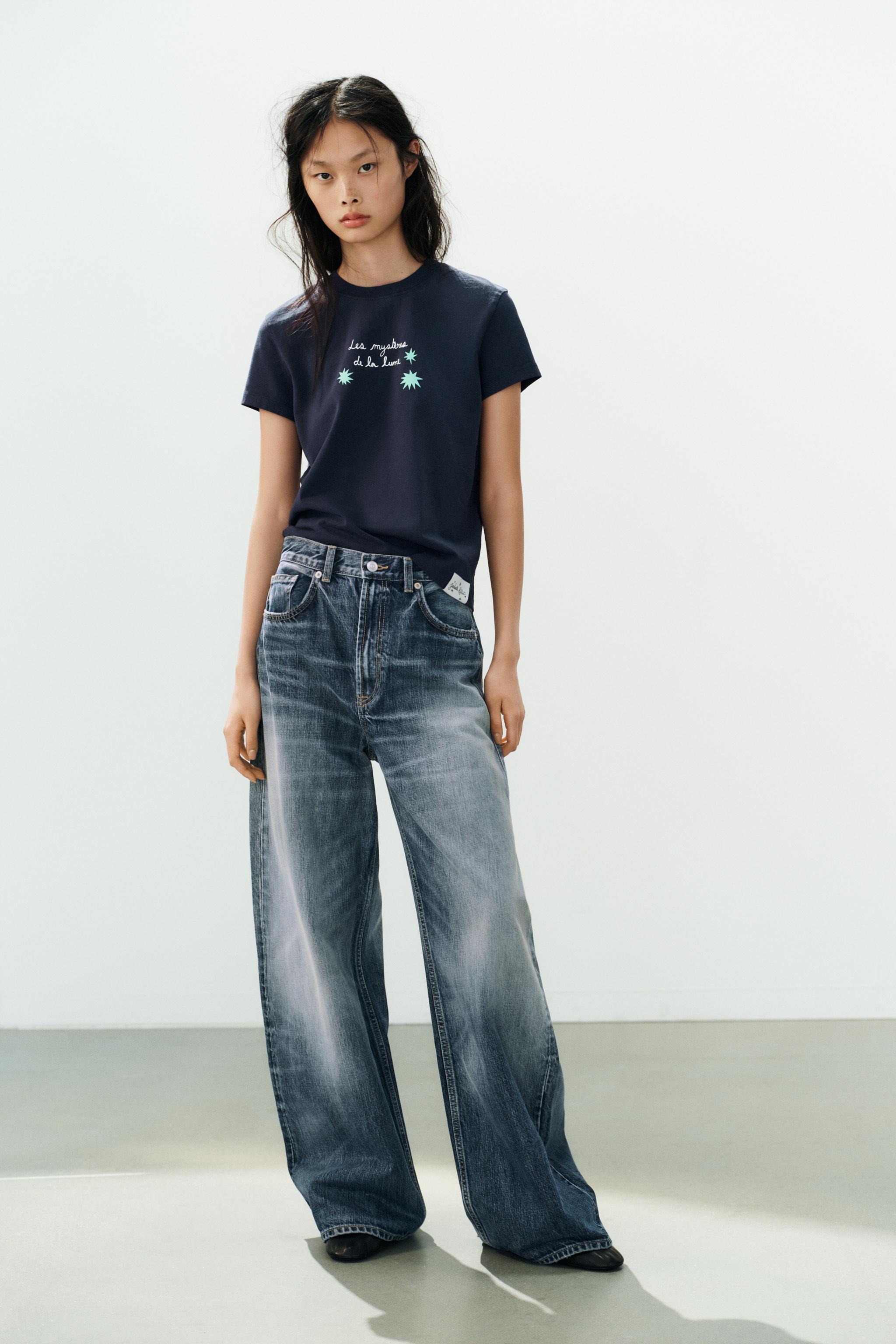 Zara İSABELLE FELİU BASKILI T-SHIRT