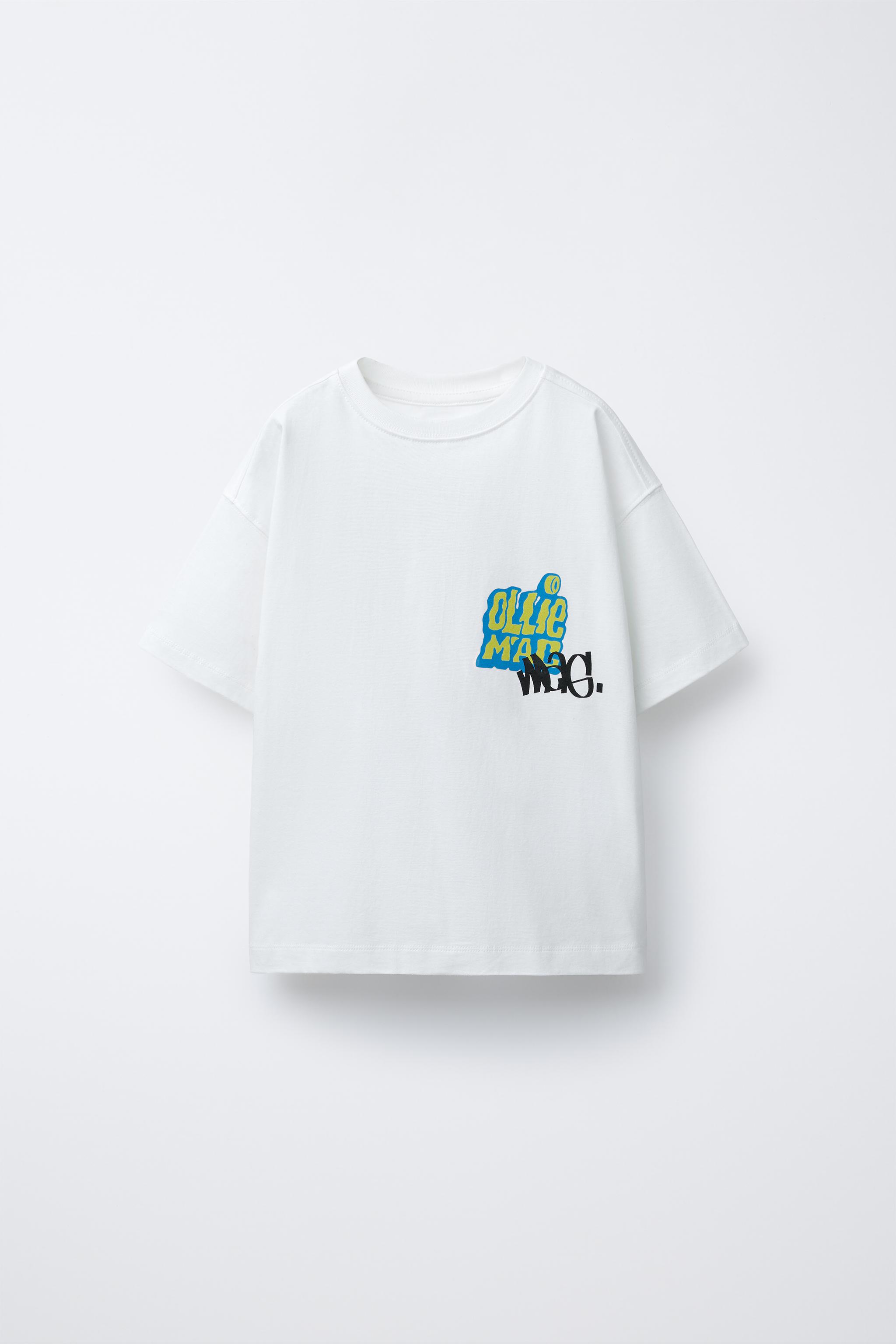 プリントTシャツ - ホワイト | ZARA Japan / 日本