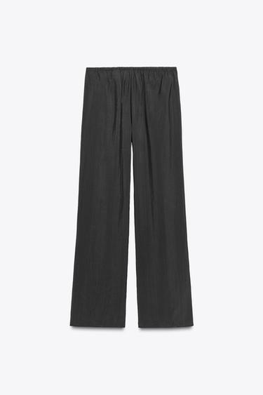 PANTALON FLUIDE ZW COLLECTION - Plomb de Zara - Image 6