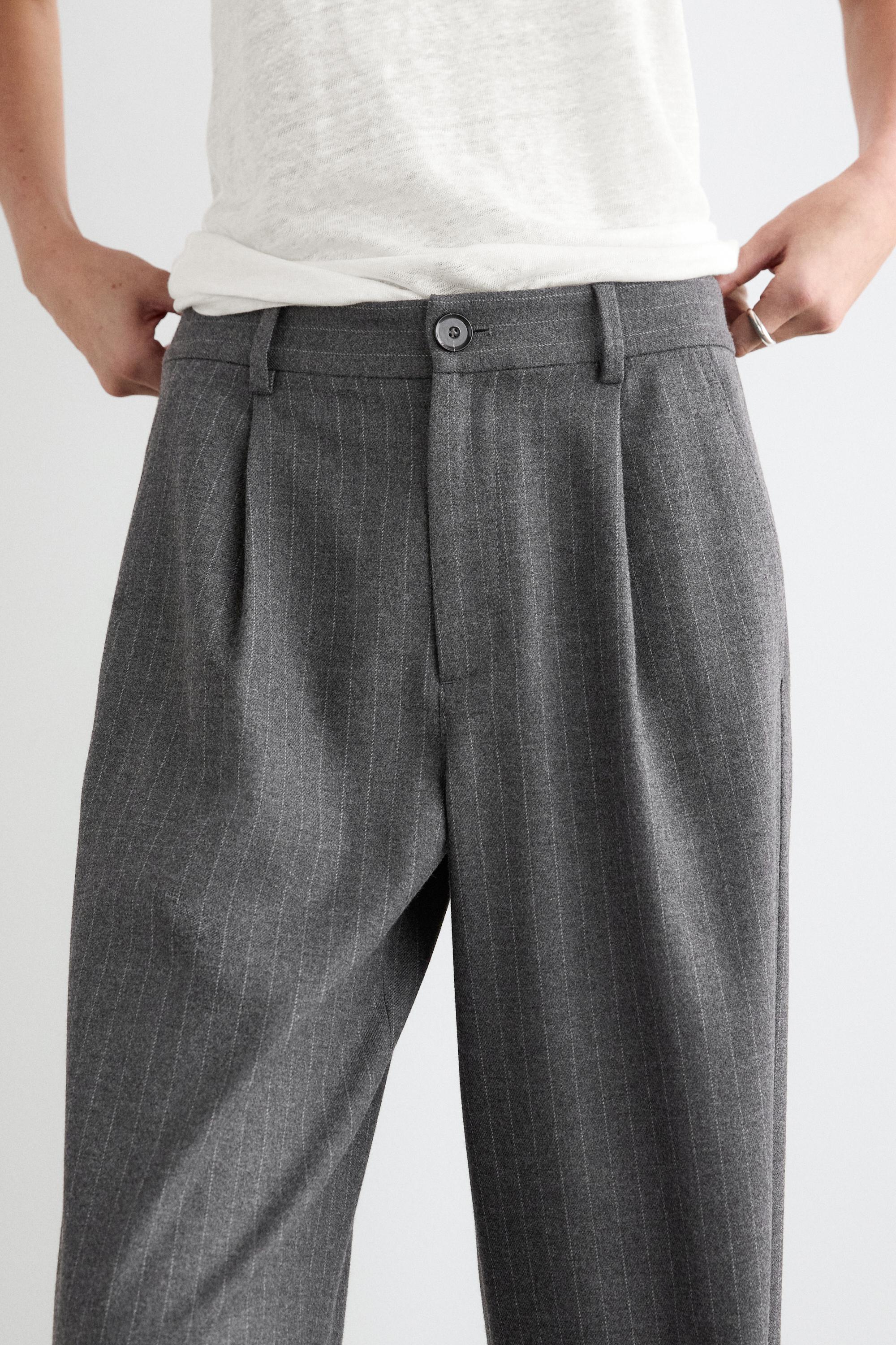 Pantalon large à rayures tennis