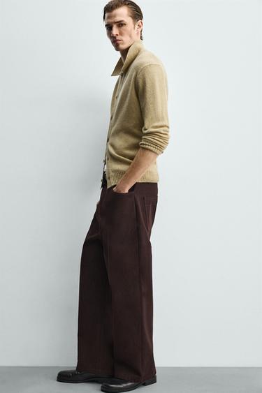 100% WOOL CARDIGAN - Light green by Zara - Image 6