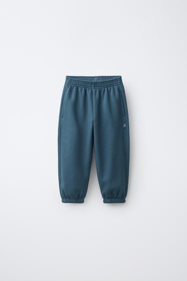 PLAIN JOGGERS - Blue by Zara