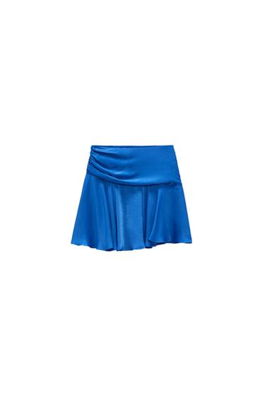 FALDA PANTALÓN SATINADA