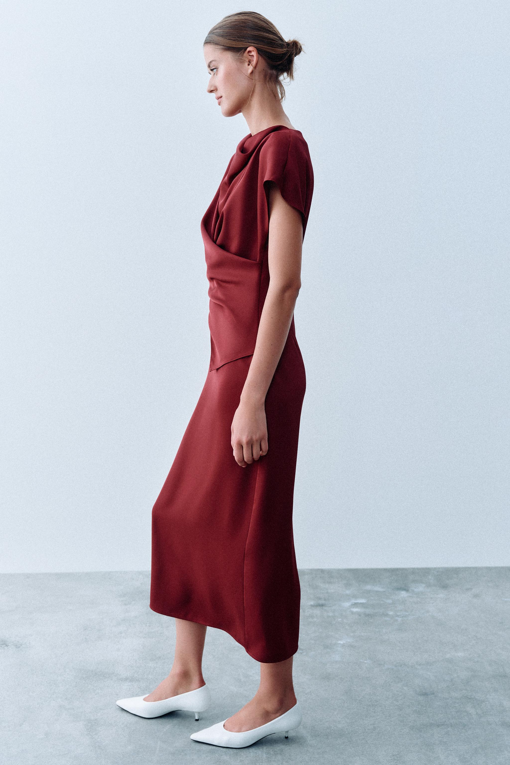 ROBE DRAPÉE MIDI