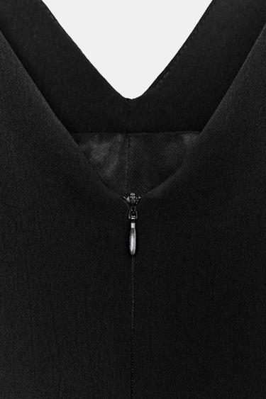 ROBE-COMBINAISON COURTE - Noir de Zara - Image 5