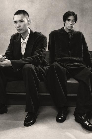 룩 - Zara 그레이 레드