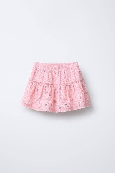 Zara SCHIFFLY SKORT - Pink