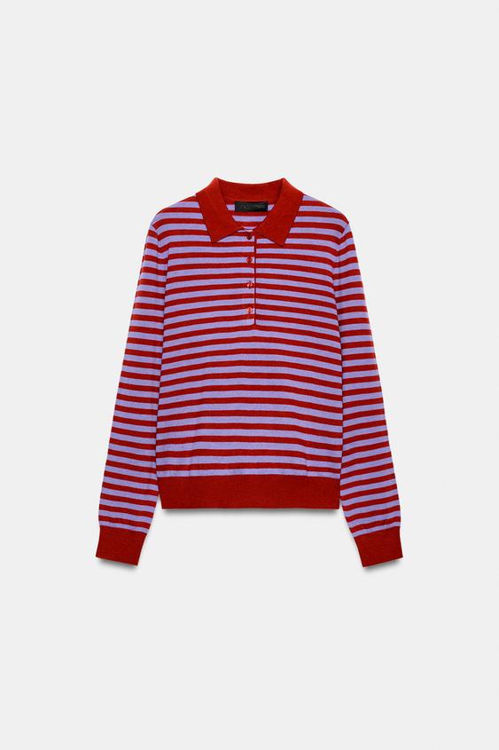 JERSEY PUNTO RAYAS - único de Zara - Imagen 0