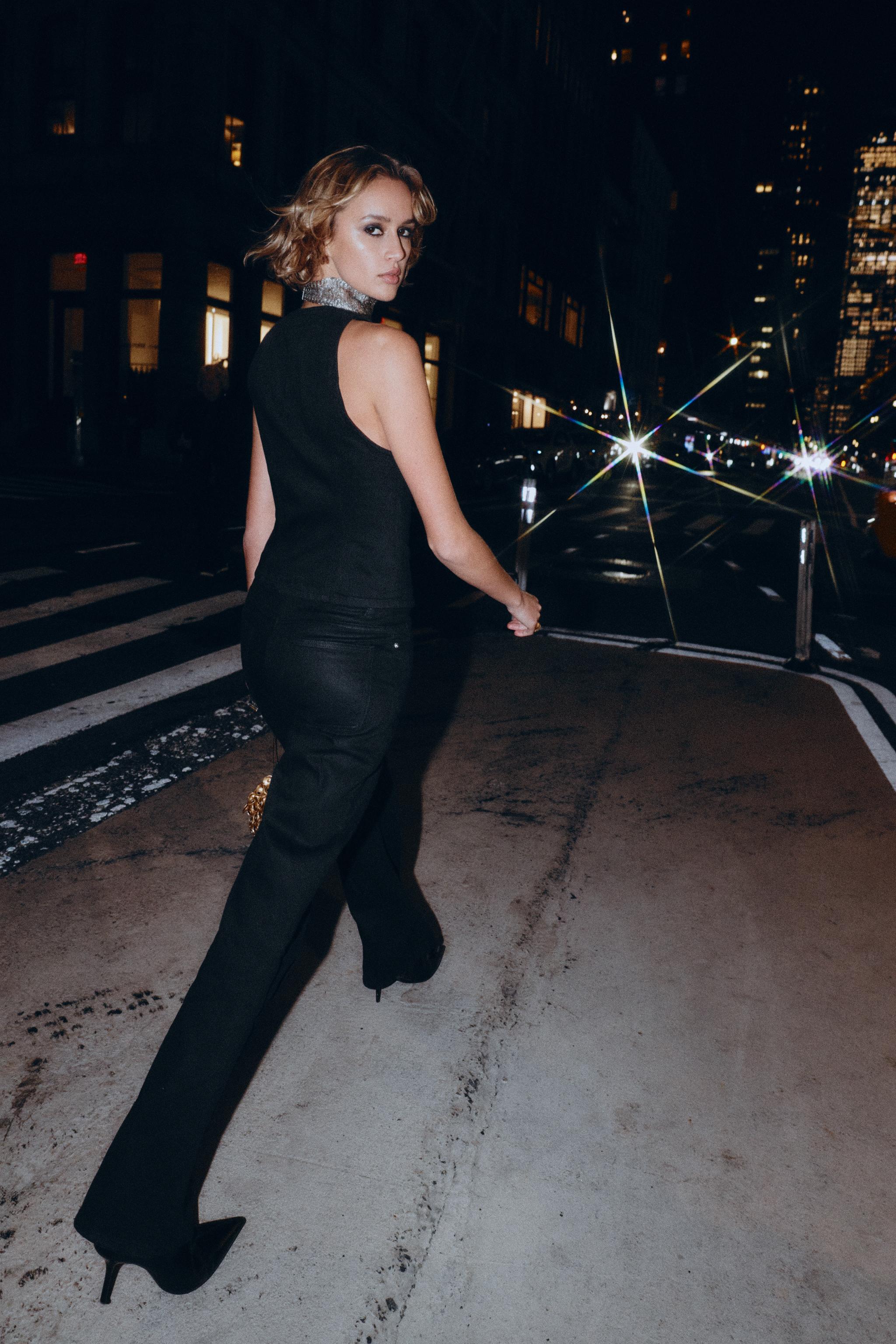 Z1975 COATED DENIM VEST