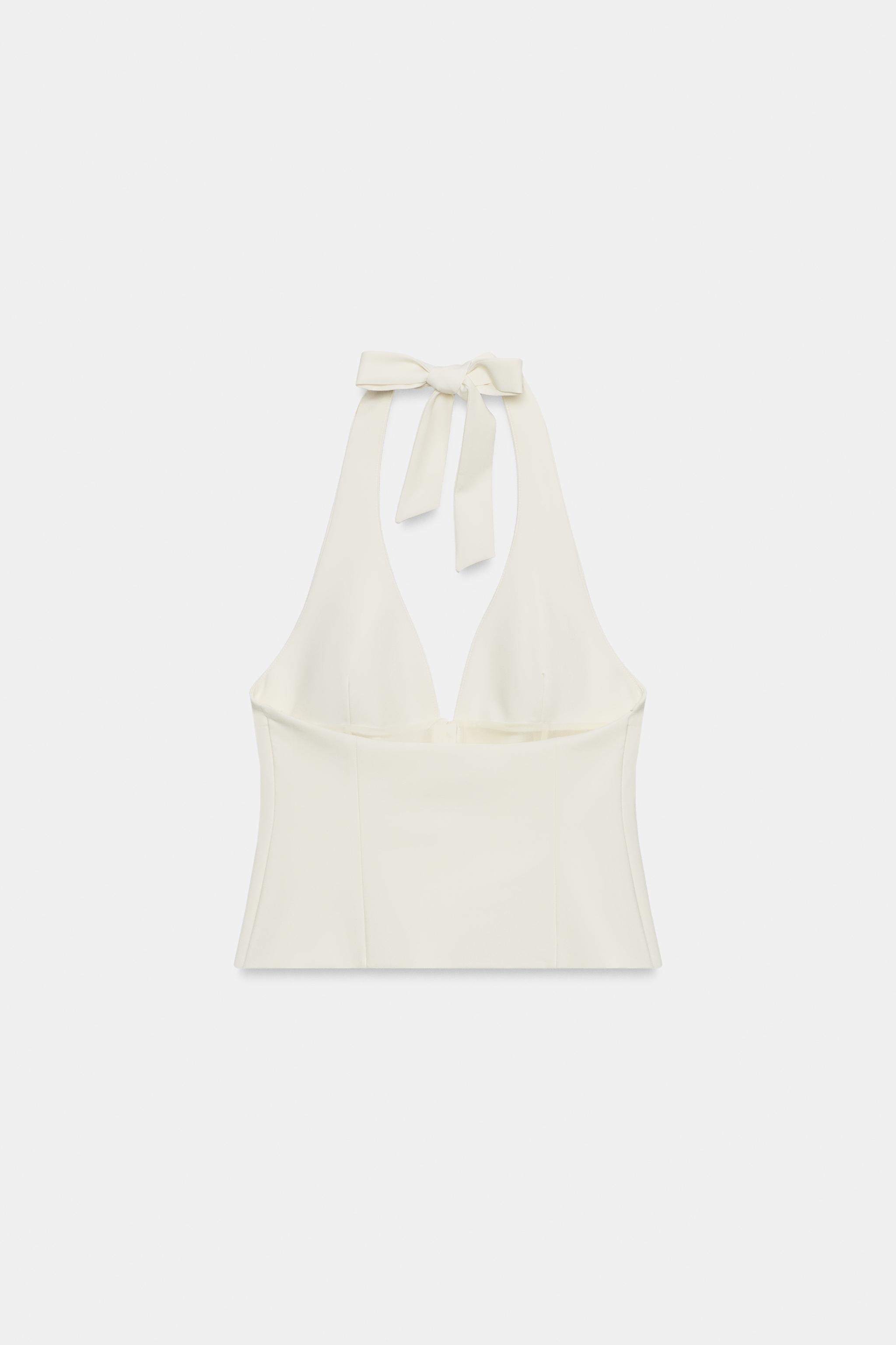 CORSET HALTER TOP
