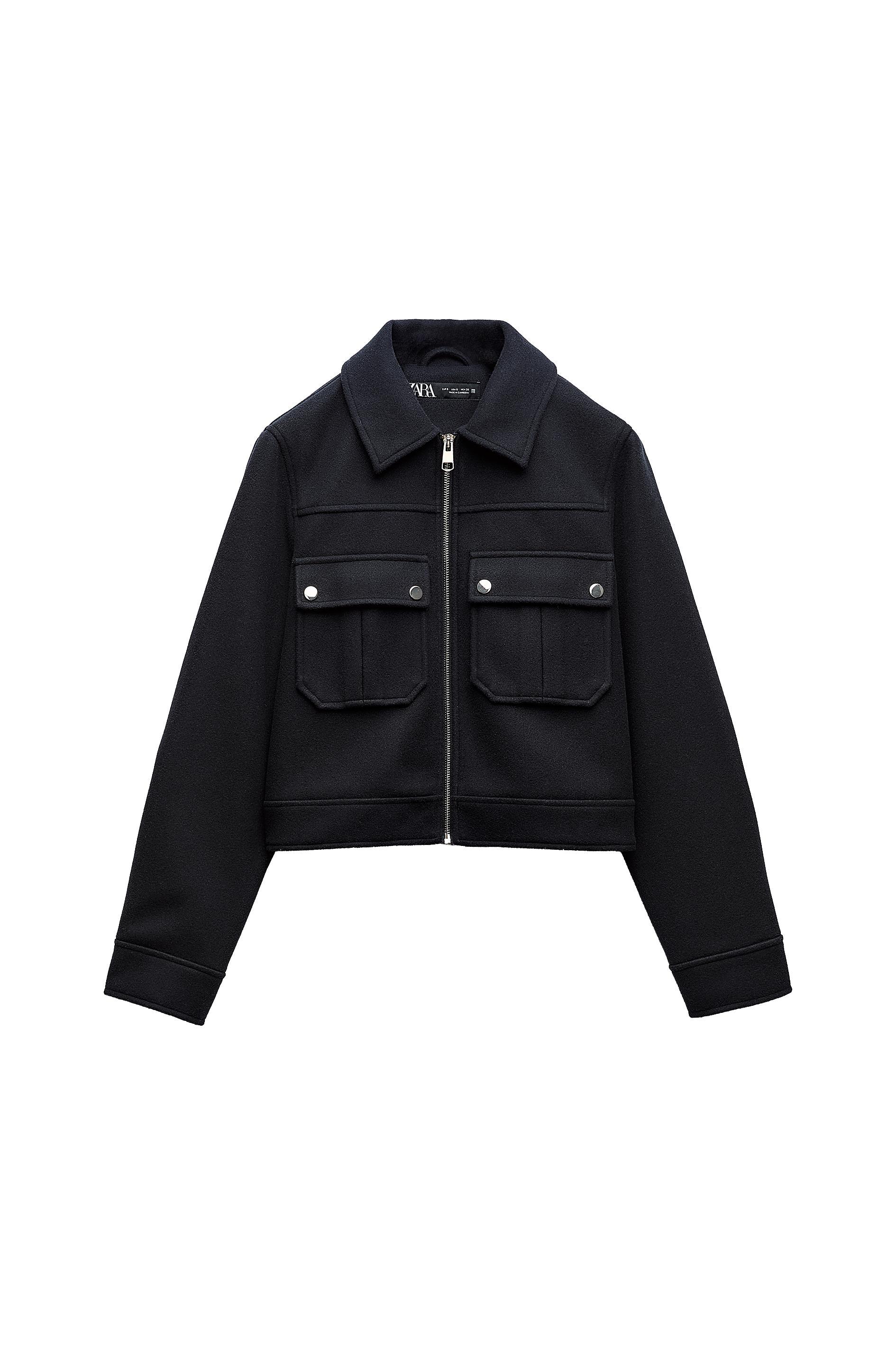 CROPPED SOFT JACKET SECONDHAND | Zara Preowned