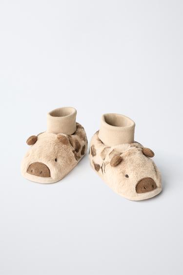 GIRAFFE SLIPPERS - Sand Brown by Zara - Image 2